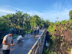 Polda Riau Target Pembangunan 26 Jembatan Merah Putih Presisi Kelar Sebulan