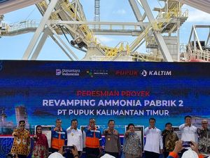 Pupuk Indonesia Resmikan Proyek Revamping Ammonia Pabrik-2 di Bontang