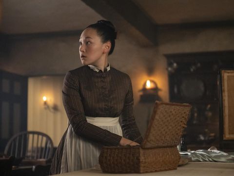 Bridgerton. Yerin Ha as Sophie Baek in episode 402 of Bridgerton. Cr. Liam Daniel/Netflix © 2025