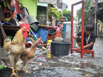Banjir Surut, Warga Periuk Damai Mulai Bersihkan Rumah