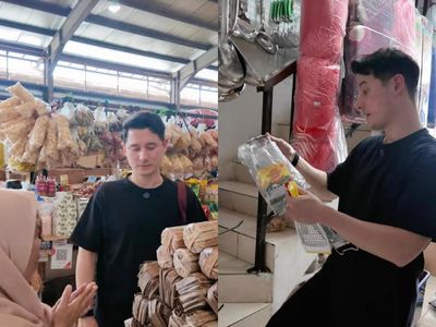 Nino Fernandez Belanja di Fresh Market Bintaro, Ini yang Diborong!