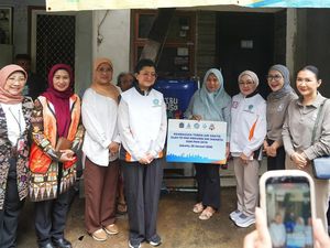 PAM JAYA dan TP PKK DKI Jakarta Bagikan 1.000 Toren Air Gratis