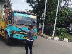 Viral Sopir Truk ODOL di Palembang Diadang Saat Nekat Masuk Kota