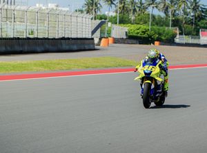 Valentino Rossi Puji Kondisi Aspal Sirkuit Mandalika