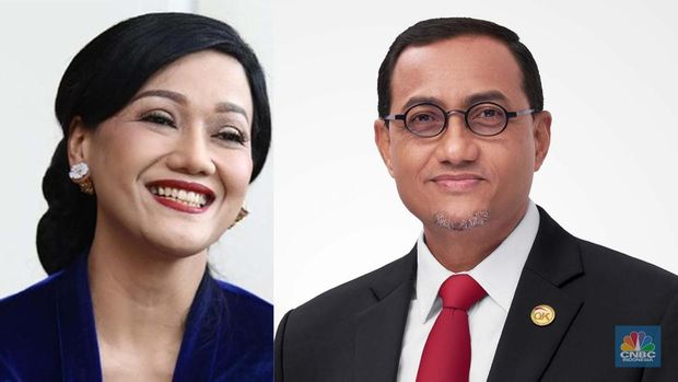 Kolase Friderica Widyasari Dewi dan Hasan Fawzi. (CNBC Indonesia)