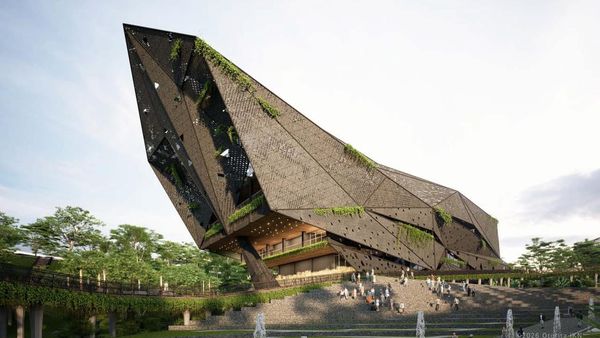 Wujud Desain Kawasan Pusat Kebudayaan IKN yang Menang Sayembara