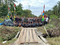 Jembatan Mulai Dibangun, Harapan Anak Sekolah di Meranti Segera Jadi Nyata