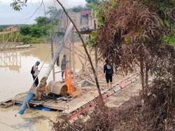 Dua Hari Operasi PETI, Polres Kuansing Musnahkan 10 Dompeng