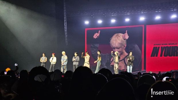 Konser ATEEZ di Jakarta 2026.