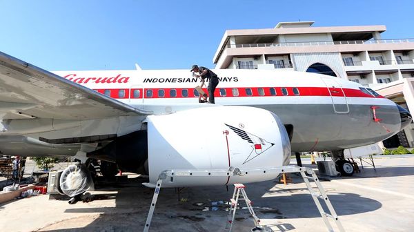 Manasik Haji di Aceh Gunakan Replika Pesawat