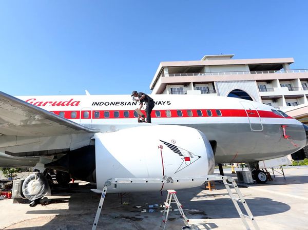 Manasik Haji di Aceh Gunakan Replika Pesawat