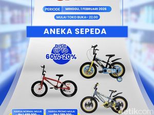 Transmart Full Day Sale! Beli Sepeda Anak Jadi Semurah Ini
