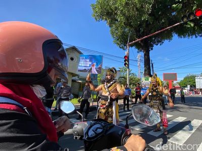 Ada Gatotkaca saat Operasi Keselamatan Semeru di Kota Blitar