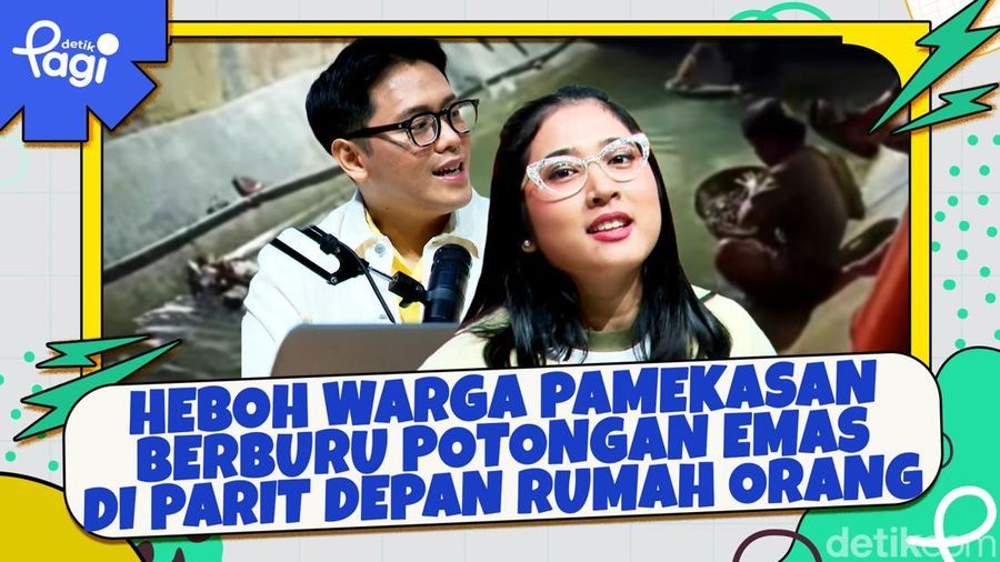 Video: Heboh Warga Pamekasan Berburu Potongan Emas di Parit Depan Rumah Orang