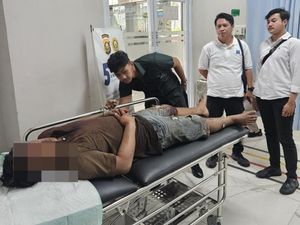 Maling Kabel Jembatan Musi VI Palembang Dimassa Warga, Rekannya Diburu