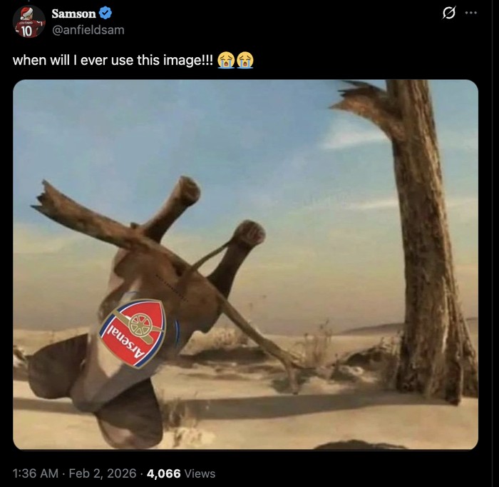 Meme Kocak Spurs Imbangi City, Jadi Bestie Dadakan Arsenal!