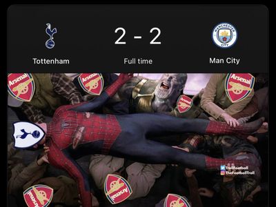 Meme Kocak Spurs Imbangi City, Jadi Bestie Dadakan Arsenal!
