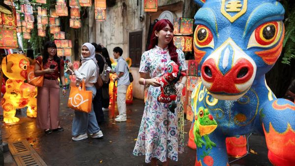 Nuansa Imlek lewat Instalasi Guardians of Legacy Malaysia