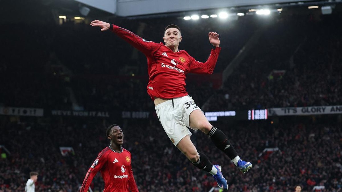Benjamin Sesko akan menjadi pemain kunci Manchester United. (Foto: REUTERS/Phil Noble)