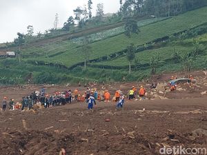 Update SAR Longsor Cisarua: 78 Bodypack Ditemukan, Sisa 2 Lagi