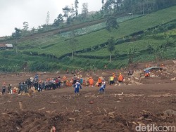 Update SAR Longsor Cisarua: 78 Bodypack Ditemukan, Sisa 2 Lagi