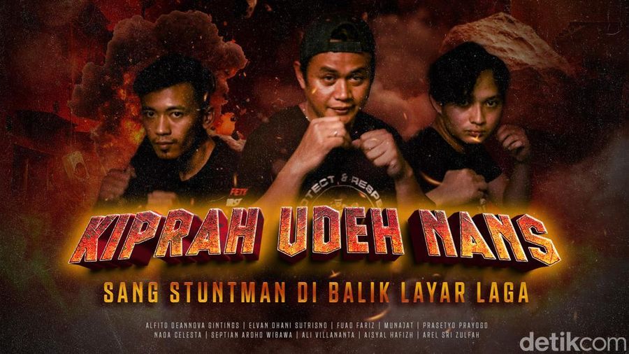 Kiprah Udeh Nans, Sang Stuntman di Balik Layar Laga