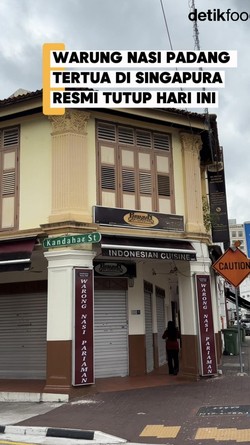 Video: Warung Nasi Padang Tertua di Singapura Resmi Tutup 