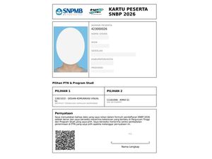 Panduan Daftar SNBP 2026 Lengkap dari Login hingga Cetak Kartu Peserta, Simak!