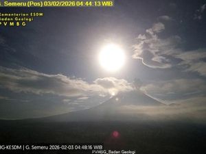 Gunung Semeru Kembali Erupsi Pagi Ini, Tinggi Letusan Setinggi 700 Meter
