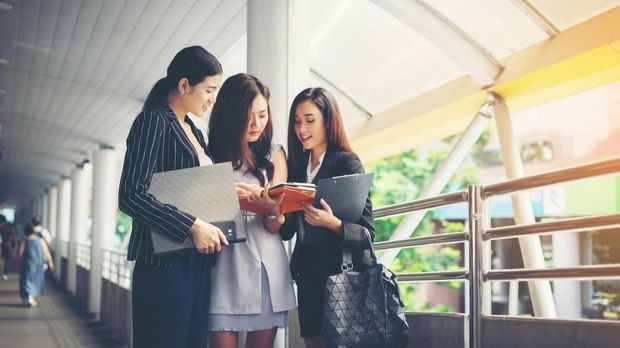 Ilustrasi kuliah, belajar, mahasiswa, jurusan kuliah