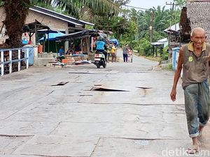 Lapor Pak Bupati! Jembatan Penghubung Batang Kuis-Pantai Labu Mengkhawatirkan