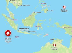 3 Bibit Siklon Kepung RI, Cuaca di Daerah Ini Berpotensi Terdampak
