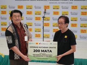 Sido Muncul Gelar Operasi Katarak untuk 200 Mata di Bandung