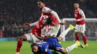 Sengit! Arsenal Vs Chelsea Imbang di Babak Pertama