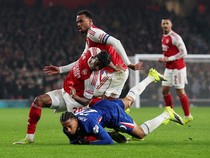 Sengit! Arsenal Vs Chelsea Imbang di Babak Pertama