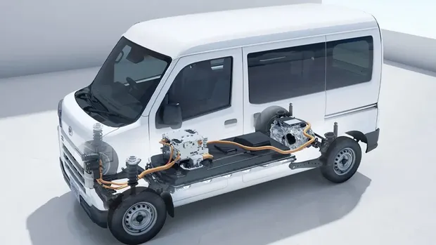 Mobil listrik komersial jenis minibus Daihatsu e-Hijet Cargo meluncur di Jepang pada Senin (2/2/2026).
