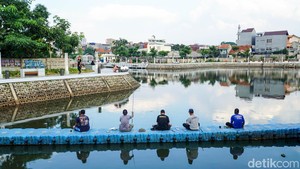 Embung Pekayon Jadi Ruang Hijau Favorit Warga Jakarta Timur