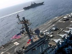 Iran Klaim Drone Mereka Hantam Kapal Induk AS Abraham Lincoln