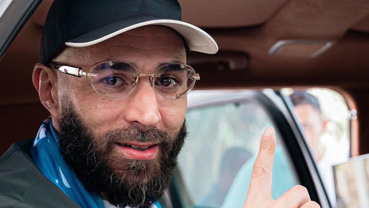 Benzema kini bermain untuk Al Hilal. Foto: via REUTERS/AL HILAL