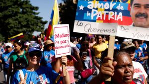 Ribuan Orang Turun ke Jalan di Caracas Tuntut Pembebasan Maduro