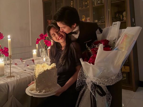 Dinner Romantis Ultah Shenina Cinnamon Bareng Angga Yunanda di Rumah Saja