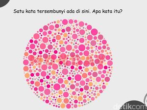 Bisa Tebak Kata di Gambar Ini? Katanya Sih yang Nggak Buta Warna Cepat Menjawabnya