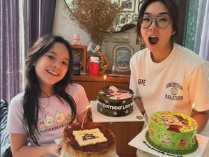 Cantiknya Awet! Ini Potret Gisel Racik Matcha hingga Jajan Bareng Gempi