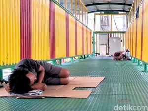 Viral JPO Yos Sudarso Tarakan Jadi Hotel Gelandangan