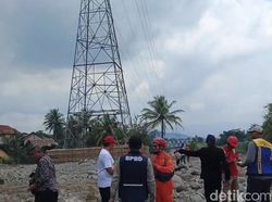 Viral Tower PLN di Bumiayu Brebes Diterjang Banjir, Begini Kondisinya