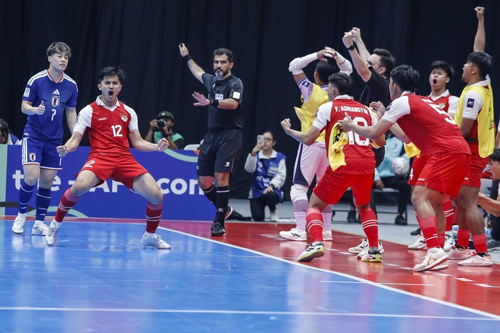 Tangis Bahagia Timnas Futsal Indonesia Semoga Sampai Juara!