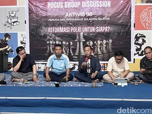 Aktivis 98 di Makassar Dukung Polri Tetap di Bawah Presiden Tapi Ada Catatan