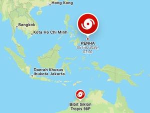 Ada Siklon Tropis PENHA, 3 Provinsi Ini Berpotensi Alami Cuaca Ekstrem
