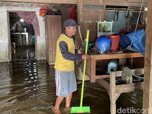 Baru Surut Sehari, Banjir Kembali Rendam Desa Mintobasuki Pati