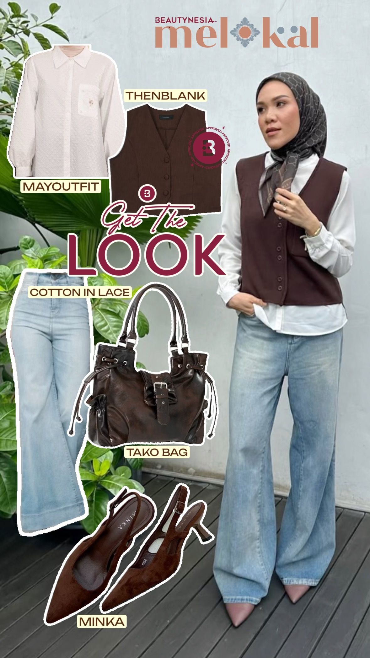 Ide gaya casual untuk ngantor ala Cut Rizki